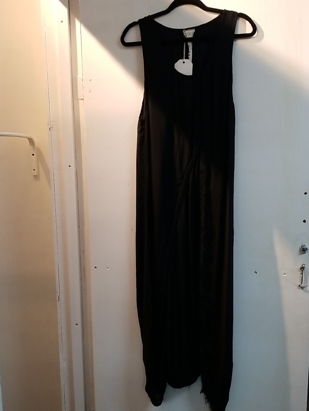 Elegant Black Sleeveless Maxi Dress